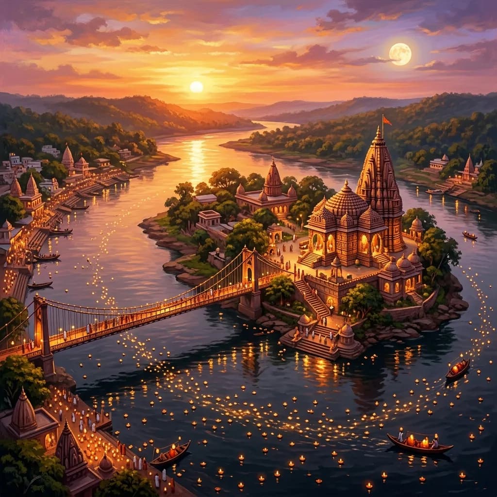 Ujjain - Omkareshwar - Maheshwar - Indore Yatra